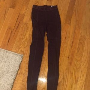 AE Maroon Leggings